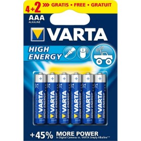 PILA LR03 VARTA LONGLIFE 4+2