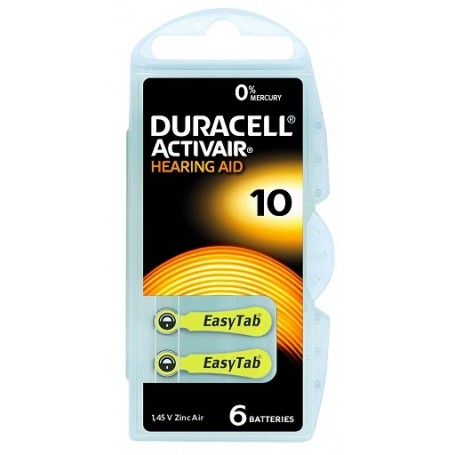 PILA AUDIFONO DURACELL DA10