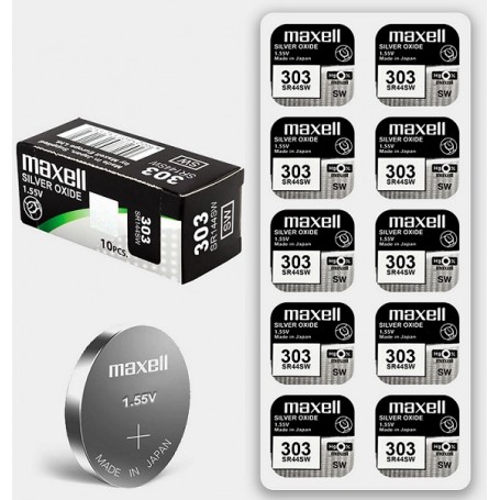 PILA MAXELL OXIDO/PLATA SR0044SW 303