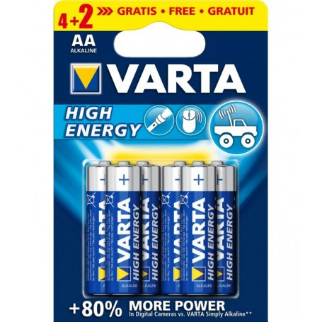 PILA LR06 VARTA LONGLIFE 4+2