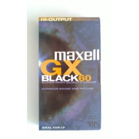 CINTA MAXELL VIDEO VHS E-60 GXB