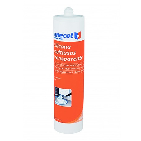 SILICONA UNECOL 8586 280ml TRANSP.