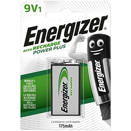 PILA RECARG.ENERGIZER 9V 175mAh