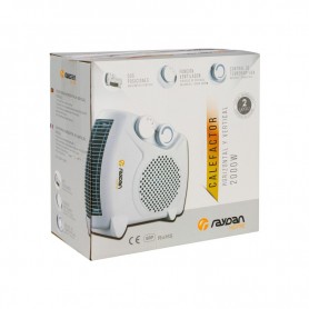 CALEFACTOR RAYDAN 2000W VER/HOR. 26026 BL.