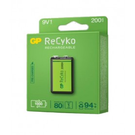 PILA RECARG.GP 9V 020R8H-CB1 200mAh