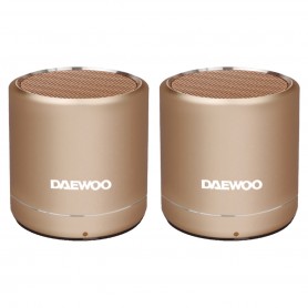 ALTAVOZ DAEWOO DUO BT. 10W DBT-212 GOLD
