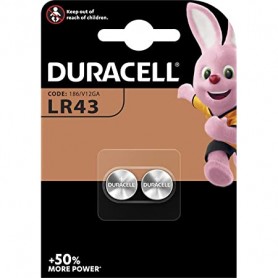 PILA LR43 DURACELL Bt.2