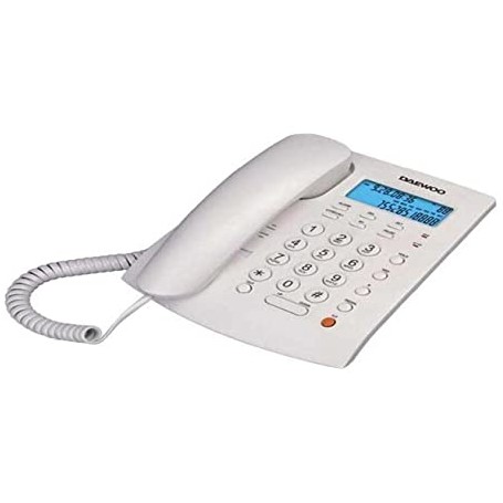 TELEFONO DAEWOO LCD BLANCO DTC-310