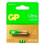 PILA LR03 GP ULTRA ALKALINE BT.4