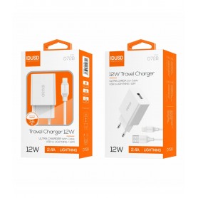 CARGADOR IDUSD IPHONE+C 2.4A 12W D72B