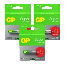 PILA LR03 GP SUPER ALKALINE BT.6
