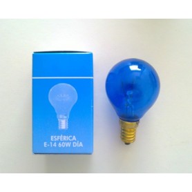 BOMBILLA ALG ESFERICA 60w E14 LUZ DIA