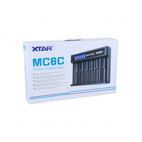 CARGADOR XTAR BAT. LI. 18650 MC6C