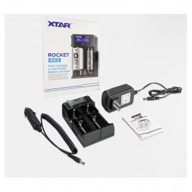 CARGADOR XTAR BAT. LI. 18650 + SV2 LCD