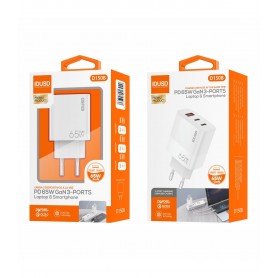 ADAPTADOR IDUSD USB/2 TYPE C 3A 65W D150