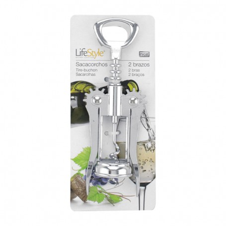 SACACORCHOS LIFESTYLE METALICO 2 BRAZOS