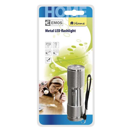 LINTERNA EMOS 9 LED P3841 METAL