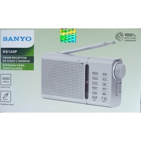 RADIO SANYO AM/FM HORIZ. KS124 PT