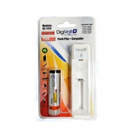 CARGADOR DIGIVOLT BAT.LITIO 18650 + BAT