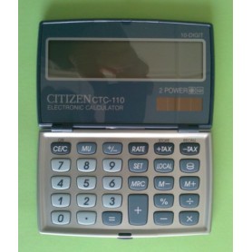 CALCULADORA CITIZEN CTC-110 C/TAPA PT.