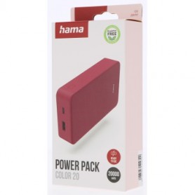 POWERBANK HAMA 20000mHA COLOR 20 RJ.
