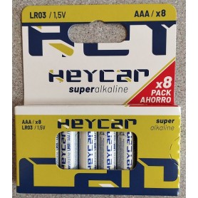 PILA LR03 HEYCAR ALKALINE BT.8