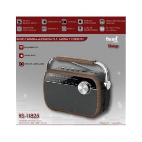 RADIO SAMI VINTAGE MADERA RS-11825