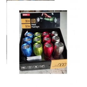 LINTERNA EMOS LED P3882 EXP.COLORES METAL
