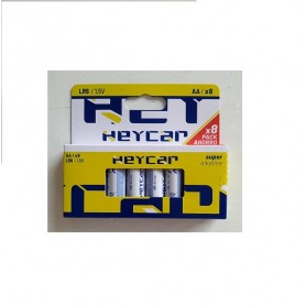 PILA LR06 HEYCAR ALKALINE BT.8