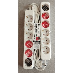 PACK2 BASES 7H 6T S/INT CABLE 1m
