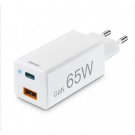 CARGADOR HAMA MINI 65W USB-C+USB-A