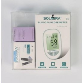 MEDIDOR GLUCOSA SANGRE SOLMIRA + KIT 50+50