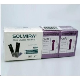 PACK SOLMIRA 100 TEST+100 LANCETAS