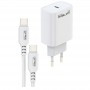 CARGADOR M+ USB-C +C USB-C/C 1060 BL 25W