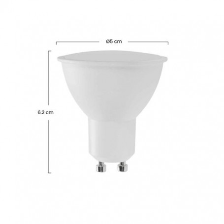 BOMBILLA RAYDAN LED DICROICA GU10 6W 6000K