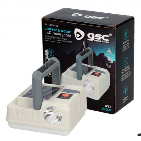 LINTERNA GSC LED SOLAR RECARG. 0002