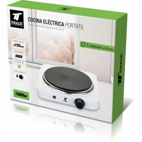 COCINA ELED.THULOS 1 QUEM.1000W BL.