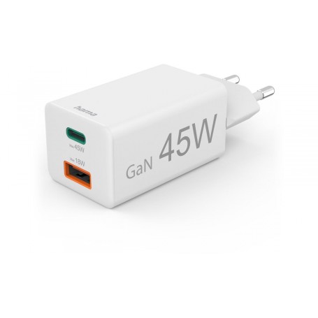 CARGADOR HAMA MINI 45W USB + C