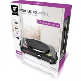 COCINA ELEC.THULOS 1 QUEM.1000W NG.