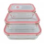 PACK 3 RECIPIENTES VIDRIO 0.33/0.84/1.85 L.
