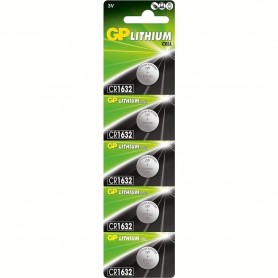 PILA CR1632 GP LITIO 3V BT.5