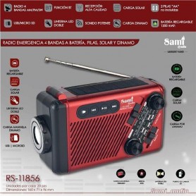 RADIO SAMI SOLAR/BAT. RS-11856 RJ