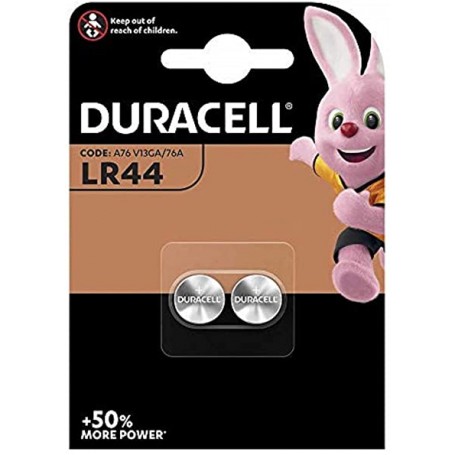 PILA LR44 DURACELL Bt.2 357