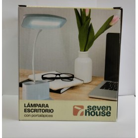 FLEXO ESCRITORIO 7H PORTA LAPICES BL