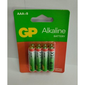 PILA LR03 GP ALKALINE BT.8