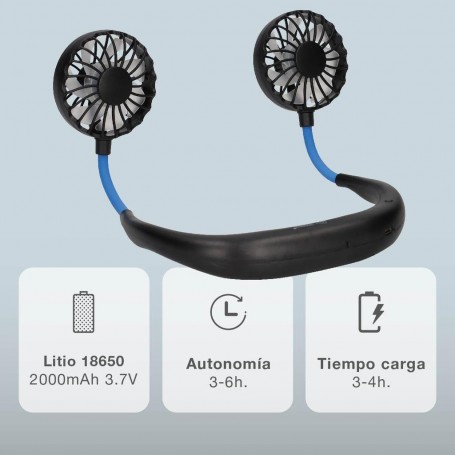 VENTILADOR GSC CUELLO USB 2.5W BHARI