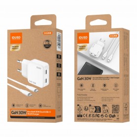 ADAPTADOR IDUSD DUAL C+C TYPE-C 30W D326
