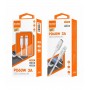 CABLE IDUSD NYLON TYPE-C/LIGHT 3A 1.2M C85B