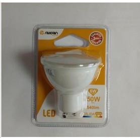 BOMBILLA RAYDAN LED DICROICA GU10 6W 3000K