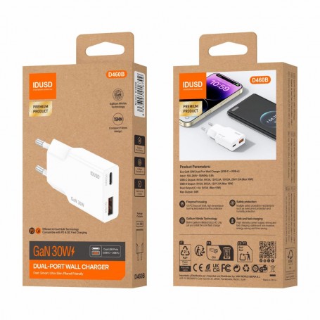 ADAPTADOR IDUSD USB/TYPE C 30W D460B